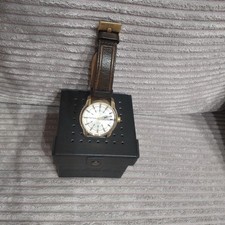 Usado, Diesel DZ1812 relógio masculino aço inoxidável mostrador prata pulseira de couro 1,73 polegadas comprar usado  Enviando para Brazil