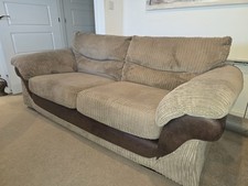 Seater sofa taupe for sale  DUNSTABLE