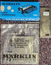 Señal de bloque de pista Marklin HO 7242, incluye placas de montaje 7232 y 7532 segunda mano  Embacar hacia Mexico