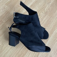 Topshop black suede for sale  BLACKPOOL