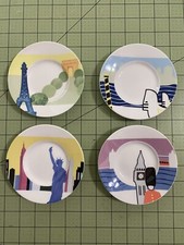 Usado, Conjunto de placas Studio Nova ao redor do mundo 5,5 polegadas. Londres, NY, Paris, Veneza comprar usado  Enviando para Brazil