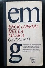 enciclopedia garzanti musica usato enciclopedia garzanti musica usato Torino