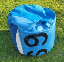 Sitzpouf segelstoff blau gebraucht kaufen  Deutschland