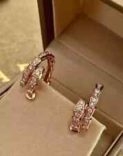 Usado, Brincos de ouro rosa 18K com diamante BVLGARI SERPENTI VIPER comprar usado  Enviando para Brazil