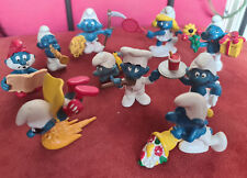 Lot figurines schtroumpf d'occasion  Vallière