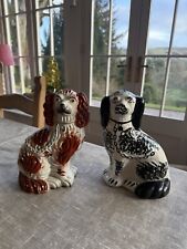 Antique pair staffordshire for sale  CORWEN