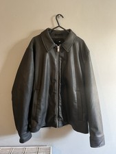 Leather jacket men for sale  CHICHESTER