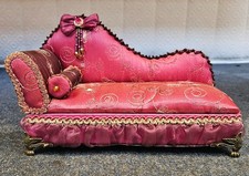 Vintage dollhouse chaise for sale  LUTTERWORTH