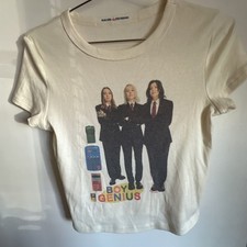 Camisa feminina Bug Girl Boy Genius banda recortada média comprar usado  Enviando para Brazil
