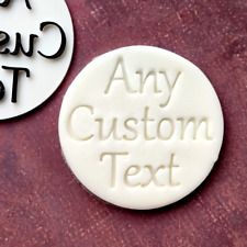 Custom text personalised for sale  HUNTINGDON