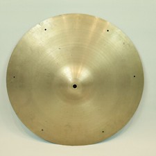 Usado, Prato vintage Avedis Zildjian 18" Crash Ride com furos de rebite 1635g selo dos anos 60 comprar usado  Enviando para Brazil