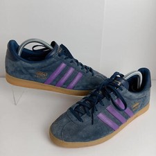 Adidas gazelle blue for sale  ROTHERHAM