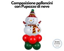Centrotavola natale palloncini usato  Roma