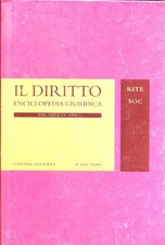 Diritto enciclopedia giuridica usato  Italia