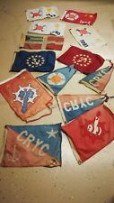 Vintage Clube de Vela Marítima Náutica Bandeiras Alferes Pennants Lago Erie Barco OHIO comprar usado  Enviando para Brazil