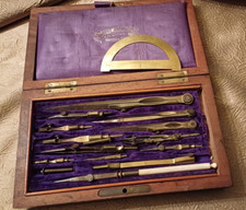 Antique compass box d'occasion  Expédié en Belgium