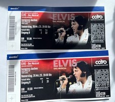 Eintrittskarten elvis musical gebraucht kaufen  Alsdorf