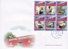 Usado, NICARÁGUA HOSPITAL SOLIDÁRIO INSS, MANAGUA Sc 2520 FDC 2011 comprar usado  Enviando para Brazil