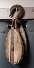 Antique wooden pulley for sale  New Glarus
