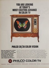 Conjuntos de TV impressão 1964 Ad Philco visão colorida 20/20 emocionante televisão avançada comprar usado  Enviando para Brazil