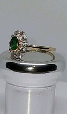 Antique emerald diamond for sale  BRADFORD