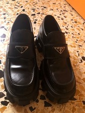 Prada mocassini chocolate usato  Cava de Tirreni