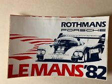 Sticker rothmans porsche d'occasion  La Séguinière