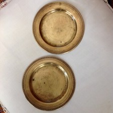 Coppia piattini ottone usato  Sogliano al Rubicone