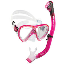 Máscara Cressi Ikarus usada com combo de snorkel seco Orion - Rosa translúcido comprar usado  Enviando para Brazil