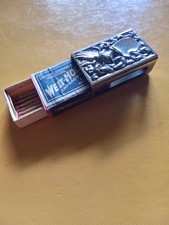 Antike metall streichholzschac gebraucht kaufen  Koblenz