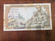 Billet banque 1000 d'occasion  Marseille XIII