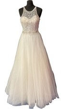 White beaded wedding for sale  MALDON