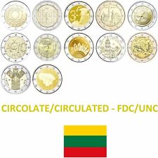 Euro commemorativi lituania usato  Margherita di Savoia