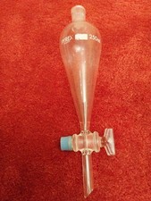 Separatory funnel 250ml for sale  STOURBRIDGE