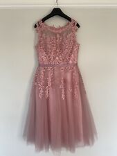 Couture pink prom for sale  HENLEY-ON-THAMES