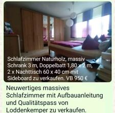 Schlafzimmer komplett massivho gebraucht kaufen  Uettingen