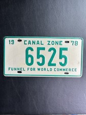 canal zone license plate for sale canal zone license plate for sale Merrick