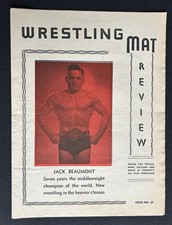 Mat review wrestling for sale  BOURNEMOUTH