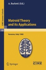 Barlotti matroid theory for sale  SWINDON