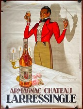 Affiche armagnac chateau usato  Spedire a Italy