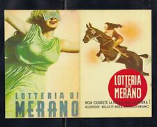 Cartolina doppia lotteria usato  Italia