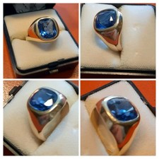 Gelbgoldring massiv herren gebraucht kaufen  Brunsbüttel