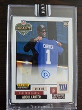 Abdul Carter 2025 Panini Instant NFL Draft Night autografado/99 Rookie Giants comprar usado  Enviando para Brazil