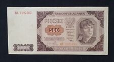 500 zlotych 1948 usato  Montefelcino