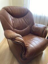 Canapé vintage cuir d'occasion  Horbourg-Wihr
