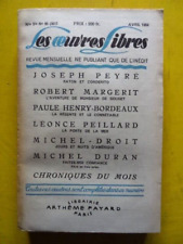 Revue oeuvres libres d'occasion  Jegun