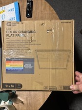 Usado, Luz de tela plana elétrica comercial 1 pé x 1 pé LED mudança de cor comprar usado  Enviando para Brazil
