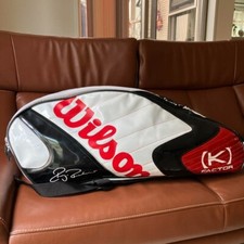 Usado, Bolsa de tênis Wilson K FACTOR 6 raquetes – assinatura Federer – estilo mochila comprar usado  Enviando para Brazil