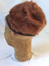 Toque fourrure marron d'occasion  Beauchamp