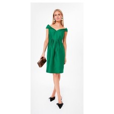 Vestido Vaina Tucker + Nuck Hombro Descubierto Fiesta Cóctel Verde Mediano segunda mano  Embacar hacia Mexico